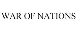 WAR OF NATIONS trademark