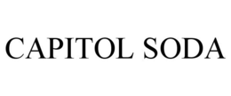 CAPITOL SODA trademark