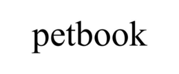 PETBOOK trademark