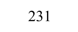 231 trademark