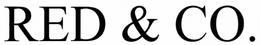 RED+CO trademark