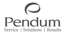 PENDUM SERVICE | SOLUTIONS | RESULTS trademark