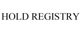HOLD REGISTRY trademark