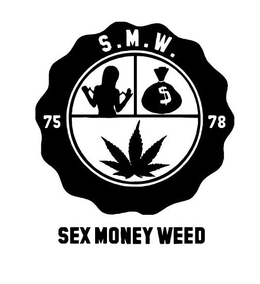 S.M.W. SEX MONEY WEED 75 78 trademark
