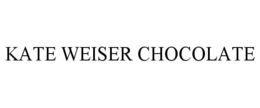KATE WEISER CHOCOLATE trademark