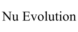 NU EVOLUTION trademark