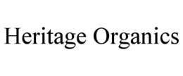 HERITAGE ORGANICS trademark