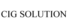 CIG SOLUTION trademark