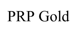 PRP GOLD trademark