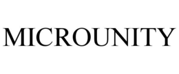 MICROUNITY trademark
