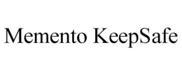 MEMENTO KEEPSAFE trademark