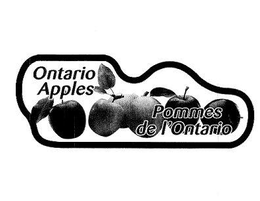 ONTARIO APPLES POMMES DE L' ONTARIO trademark