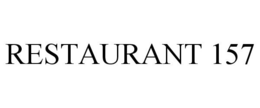 RESTAURANT 157 trademark