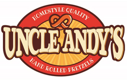 UNCLE ANDY'S HOMESTYLE QUALITY HAND ROLLED PRETZELS trademark