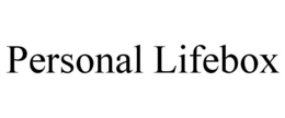 PERSONAL LIFEBOX trademark