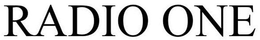 RADIO ONE trademark