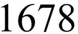 1678 trademark