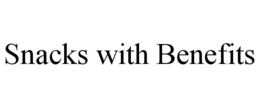 SNACKS WITH BENEFITS trademark