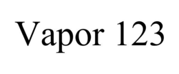 VAPOR 123 trademark