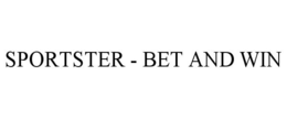 SPORTSTER - BET AND WIN trademark