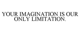 YOUR IMAGINATION IS OUR ONLY LIMITATION. trademark