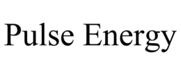PULSE ENERGY trademark