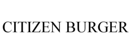 CITIZEN BURGER trademark