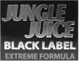 JUNGLE JUICE BLACK LABEL EXTREME FORMULA trademark