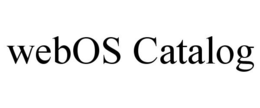 WEBOS CATALOG trademark