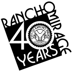 RANCHO MIRAGE 40 YEARS CITY OF RANCHO MIRAGE CALIFORNIA INCORPORATED AUGUST 3, 1973 trademark