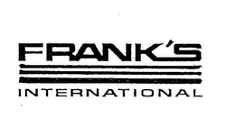 FRANK'S INTERNATIONAL trademark