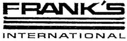 FRANK'S INTERNATIONAL trademark
