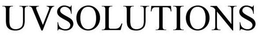 UVSOLUTIONS trademark