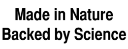 MADE IN NATURE BACKED BY SCIENCE trademark