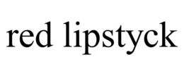RED LIPSTYCK trademark
