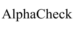 ALPHACHECK trademark