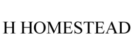 H HOMESTEAD trademark