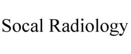 SOCAL RADIOLOGY trademark
