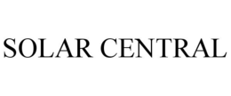 SOLAR CENTRAL trademark