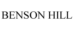 BENSON HILL trademark