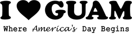 I GUAM WHERE AMERICA'S DAY BEGINS trademark