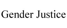 GENDER JUSTICE trademark