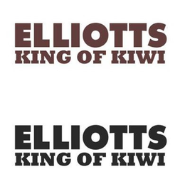 ELLIOTS KING OF KIWI trademark