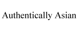 AUTHENTICALLY ASIAN trademark