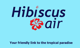HIBISCUS AIR YOUR FRIENDLY LINK TO THE TROPICAL PARADISE trademark