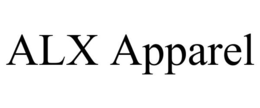 ALX APPAREL trademark