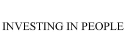 INVESTING IN PEOPLE trademark