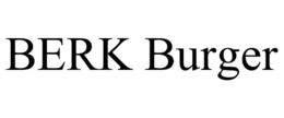 BERK BURGER trademark