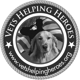 VETS HELPING HEROES WWW.VETSHELPINGHEROES.ORG trademark