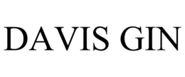 DAVIS GIN trademark